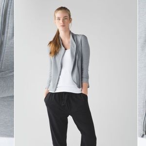 lululemon gray precision jacket